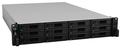 Система хранения данных Synology Rack 2U ISCSI Unified DualCont Array (QC2,4GhzCPU/8Gbupto64/2x1GbE+1x10GbE(+1xExpSlot) per controller)(upto12 2,5"/3,5"SASupto36with 2xRXD1219SAS),RAIDBasic,JBOD,0,1,5,10,F1/2xRPS/norail/5YW (UC3200)