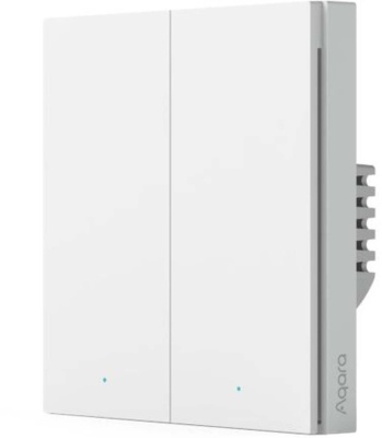 Умный выключатель Aqara Smart Wall Switch H1 EU (Neutral, Double Rocker) (WS-EUK04)