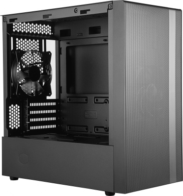 Корпус Cooler Master MasterBox NR400 w/o ODD черный без БП mATX 4x120mm 4x140mm 2xUSB3.0 audio bott PSU
