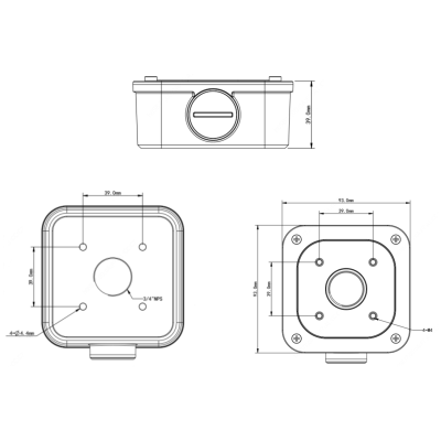 Коробка монтажная OMNY ACC BOX 6