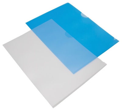 Папка-уголок Бюрократ -EE310/1CLEARA5 A5 пластик 0.15мм прозрачный