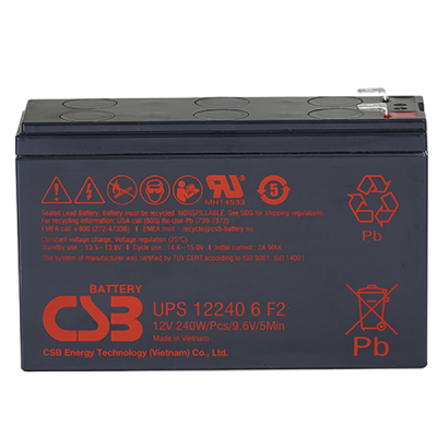Акб CSB Аккумуляторная батарея для ИБП (12V/5Ah) (UPS122406 F2 CSB)