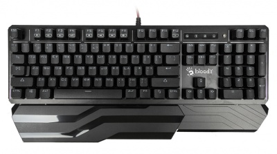 Клавиатура A4Tech Bloody B975 механическая черный USB Multimedia for gamer LED (подставка для запястий)