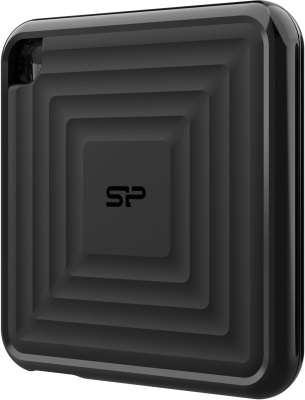 Твердотельный диск 512GB Silicon Power PC60, External, USB 3.2 Type-C [R/W - 540/500 MB/s] черный