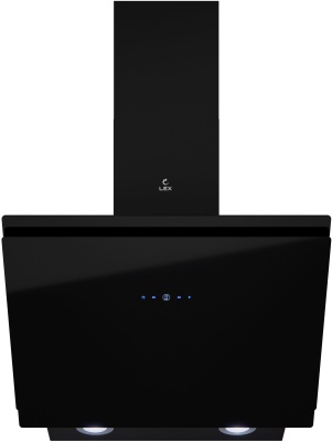 Вытяжка каминная Lex Furia 600 черный управление: сенсорное (1 мотор)