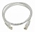 Патч-корд Lanmaster UTP 4 пары cat5E molded 0.5м серый RJ-45 (m)-RJ-45 (m)