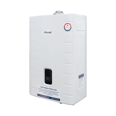 Котел газовый KITURAMI World Alpha S-35 настенный, 2 конт., закр.кам.сгор., нерж.