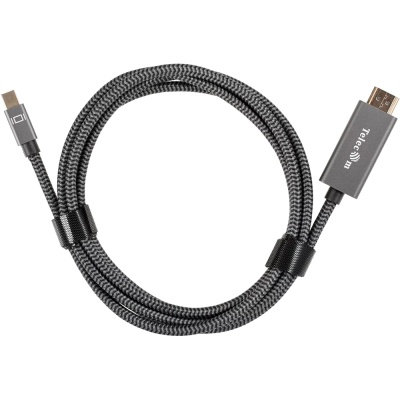 Кабель miniDisplayPort M-> HDMI M 4K@60Hz 1.8m Telecom,оплетка (TA562M-1.8M) VCOM Кабель-переходник Telecom Mini DisplayPort M/HDMI M (TA562M-1.8M)
