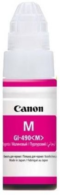 Картридж струйный Canon GI-490M 0665C001 пурпурный (70мл) для Canon Pixma G1400/2400/3400