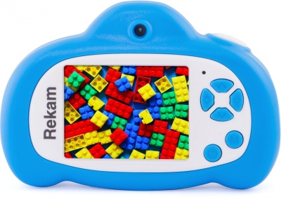 Фотоаппарат Rekam iLook K410i голубой 12Mpix 1.8" SD/MMC CMOS/Li-Ion