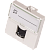 Вставка Mosaic 45x45, RJ-45 UTP, кат.6, со шторкой и увеличенным окном маркировки, белая (LAN-SIP-23U6-WH)