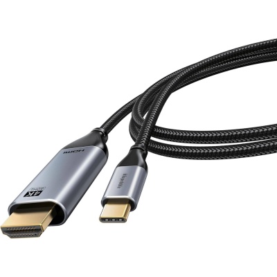 Bion Кабель USB Type-C - HDMI (M/M), 8K@60Hz, металлический корпус, 2 м