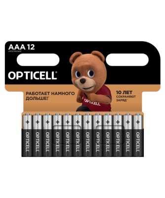 Батарея BASIC AAA 12 PCS 5051011 OPTICELL