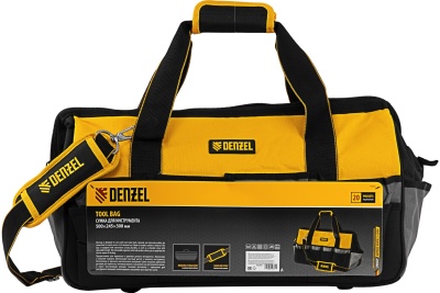 Сумка для инструмента, 500х245х300 мм, 20 карман.,съемный органайз. 10 карман.,наплеч. рем.// Denzel