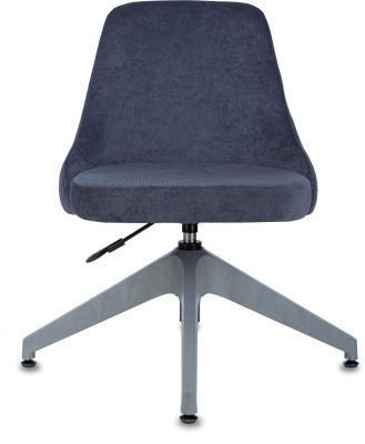 Кресло Бюрократ CH-340GLZ синий Light-27 крестов.4-луч. пластик пластик серый