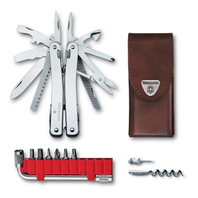 Мультитул Victorinox SwissTool Spirit X (3.0235.L) 105мм 35функций серебристый подар.коробка
