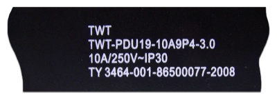 Блок распределения питания Lanmaster TWT-PDU19-10A9P4-3.0 верт.размещ. 9xSchuko базовые 10A C14 3м