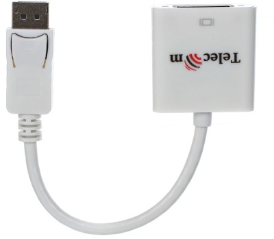 Кабель-переходник DP --> DVI-F 0,2m , Telecom (TA557) VCOM Telecom DP  —  DVI-F 0,2m (TA557)