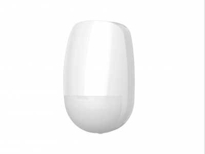 ИК+СВЧ датчик беспроводной защита от животных, ИК-датчик беспроводной с иммунитетом к животным до 30 кг, 868МГц двухсторонная связь с TRI-X технологией, зона обнаружения 12х12м 859, дальность до 1600м, -10C...+55C Hikvision DS-PDD12P-EG2-WE