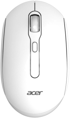 Мышь Acer OMR308 белый оптическая (1600dpi) беспроводная USB (4but)