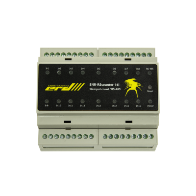 Универсальный расширитель портов ввода с функцией подсчёта импульсов, RS485 (ModBus и CPD, 16i )