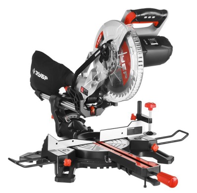 Торцовочная пила Зубр ЗПТ-255-1800 ПЛ 1800Вт 5000об/мин d=255мм