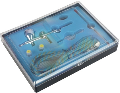 Аэрограф Patriot AB 400 9л/мин соп.:0.2мм бак:0.09л серебристый