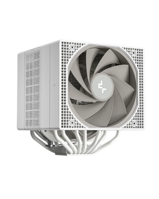 Кулер для процессора DEEPCOOL ASSASSIN IV WH LGA20XX/1700/1200/115X/AM5/AM4 (6шт/кор,TDP 280W, PWM, DUAL FAN 140mm + 120mm, DUAL Heatsink, 7 Heatpipe, Copper Base, белый) RET (ASSASSIN IV WH)