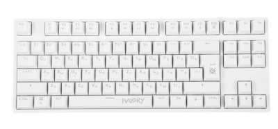 Defender Механическая клавиатура Ivory GK-579 RU, 87кн,1.5м,крас.свитчи, RGB [45579]