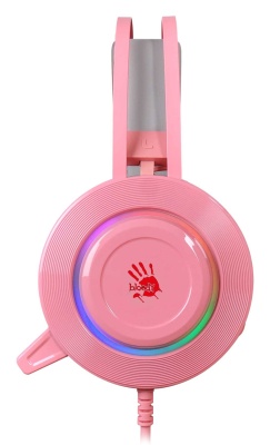 Наушники с микрофоном A4Tech Bloody G521 розовый 2.3м мониторные USB оголовье (G521 ( PINK ))