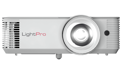 Проектор InFocus [IN0046ST] DLP, WXGA, 4300 lm, 30 000:1, 0.521:1, 2xHDMI 1.4, VGA in/out, Composite Video, 3.5mm in/out, USB-A, RS-232, RJ-45, лампа 15 000ч.(ECO mode), 10W, 27дБ, 2,9 кг, PJ-Link, БЕЛЫЙ