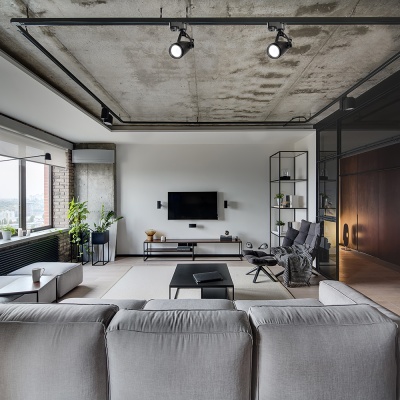 Светильник трековый на шинопровод ДПО GU10 без лампы черный