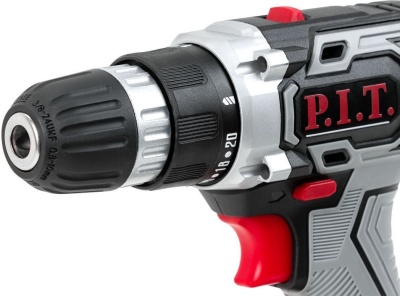 Дрель-шуруповерт P.I.T. PSR18-D3 аккум. патрон:быстрозажимной (кейс в комплекте)
