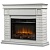 Каминокомплект: Очаг Electrolux 2720RLS N, портал Bricks 25 белая эмаль