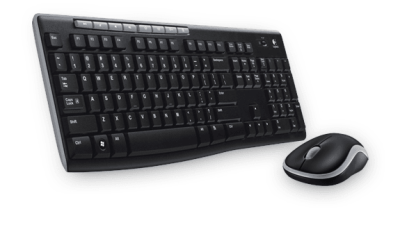 Комплект беспроводной Logitech MK270 (клавиатура+мышь) ЛАТИНИЦА  (арт. 920-003381, M/N: MR0085 / Y-R0042 / C-U0010)