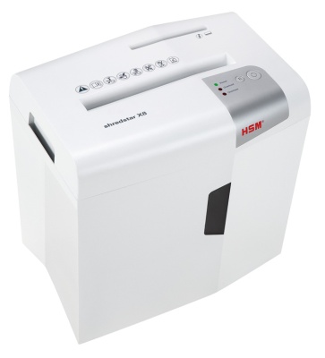 Шредер HSM ShredStar X8 (секр.P-4)/фрагменты/9лист./18лтр./скобы/пл.карты/CD