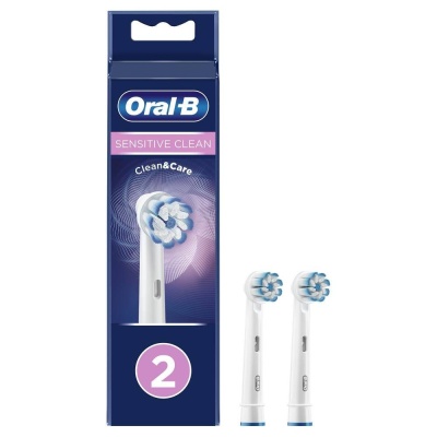 Oral-B Насадки для зубной щетки EB60X Sensitive Clean 4 шт с Х-образными щетинками