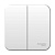 Systeme electric BLNVA105011 BLANCA О/У 2-клавишный ВЫКЛЮЧАТЕЛЬ ( c х .5) ИЗОЛ.ПЛ., 10А, 250B,БЕЛЫЙ