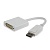Переходник Cablexpert DisplayPort -> DVI Cablexpert A-DPM-DVIF-002-W 20M/29F, белый, пакет