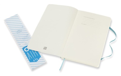 Блокнот Moleskine CLASSIC SOFT QP616B35 Large 130х210мм 192стр. линейка мягкая обложка голубой