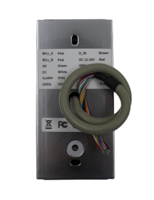 Панель кодовая со встроенным считывателем карт EM-Marine, антивандальный корпус,материал-нержавеющая сталь, подсветка кнопок