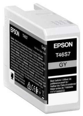 Картридж Epson SinglepackGrayT46S7UltraChromePro10ink25ml (C13T46S700)