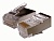 Коннектор Lanmaster (TWT-PL45/S-8P8C-6T) FTP кат.6 RJ45 прозрачный (упак.:100шт)