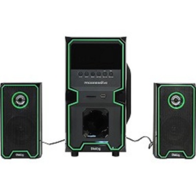 Dialog Progressive AP-222B BLACK - акустические колонки 2.1, 30W+2*10W RMS, Bluetooth, USB+SD reader