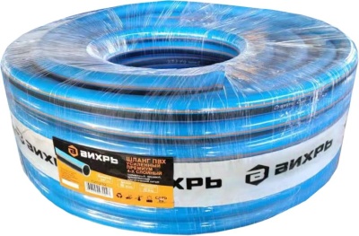 Шланг Вихрь 73/7/2/11 3/4" 25м поливочный армированный голубой/черный