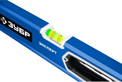 Мощный уровень ЗУБР 1000 мм с рукоятками и зеркальным глазком Эксперт