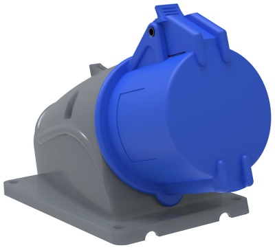 Iek PSN11-032-3 Розетка стационарная ССИ-123 32А-6ч/200-250В 2Р + РЕ IP44 MAGNUM ИЭК