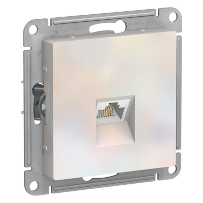 Systeme electric ATN000483 ATLASDESIGN РОЗЕТКА компьютерная RJ45, механизм, ЖЕМЧУГ