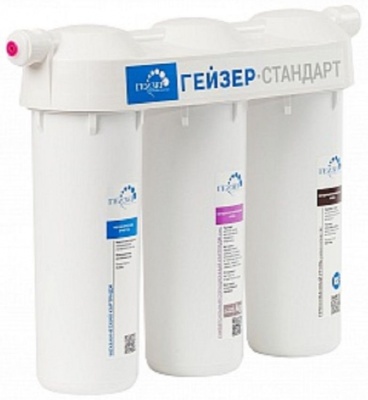 Водоочиститель Гейзер Стандарт белый