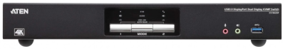 Квм переключатель ATEN 2-Port USB3.0 4K DisplayPort Dual Display KVM switch (CS1942DP-AT-G)